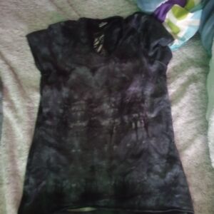 Black Long T-shirt With Open Back